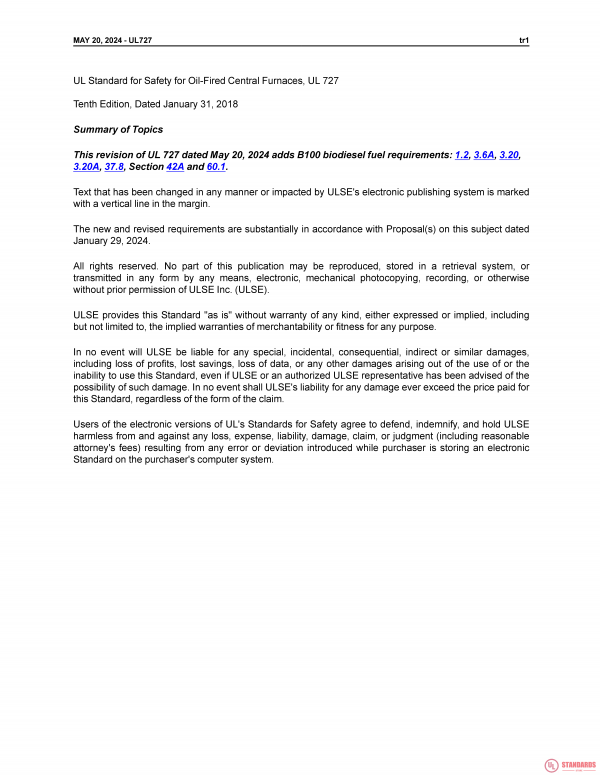 UL 727 PDF UL 727 PDF